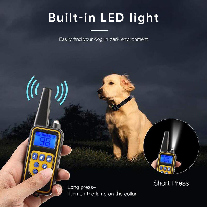 Bark Control Training Collar – Electric Shock & Vibration – alternate view 13