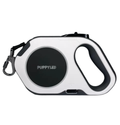 LED Retractable Dog Leash with Flashlight – front view