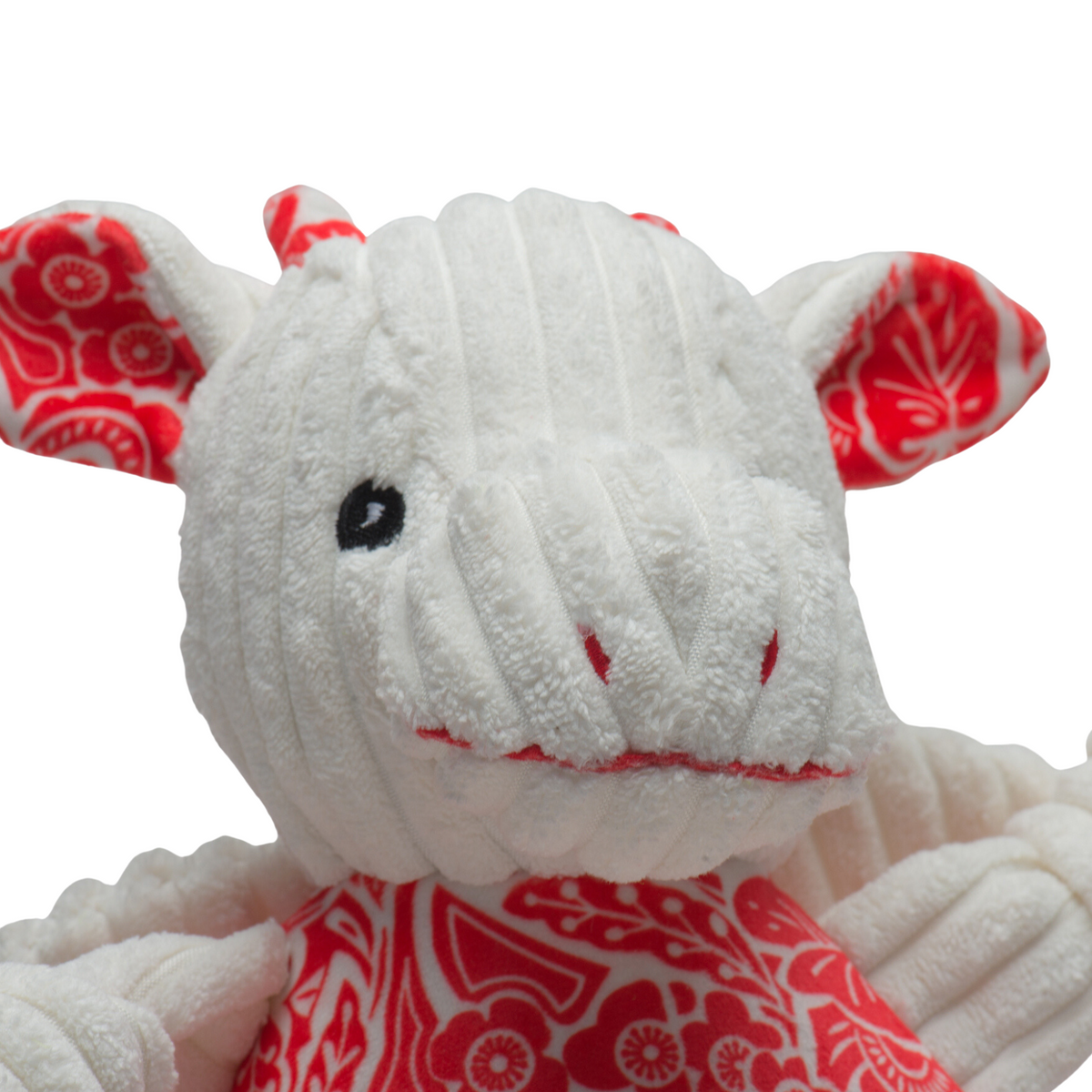 Lucky Dragon Knottie Plush Dog Toy, back view