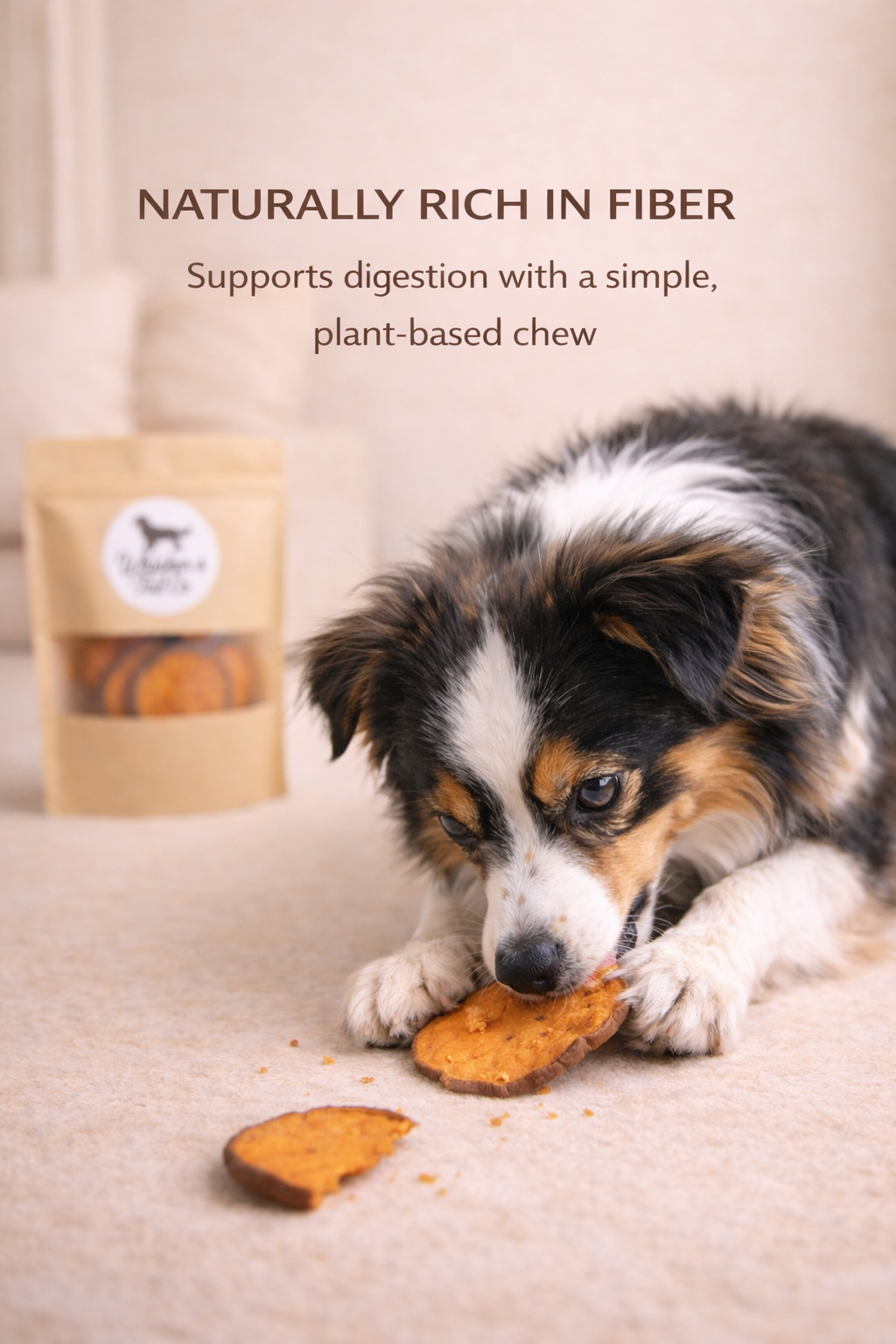 Sweet Potato Chips Fiber-Rich Treat for Dogs – alternate view 3