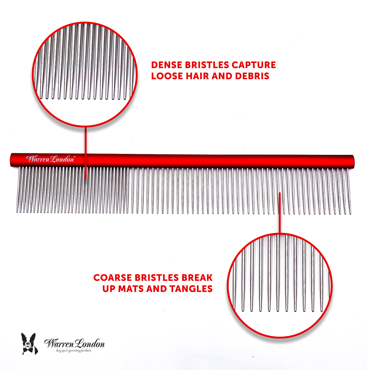 Detangling Comb for Dogs – 10 Inch, Strong & Durable – alternate view 4