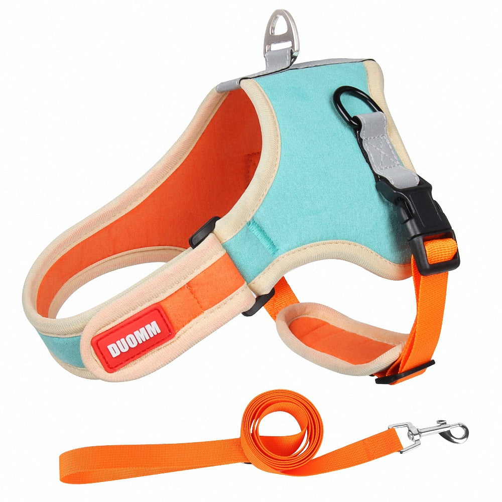 Suede Dog Harness with Leash – alternate view 8