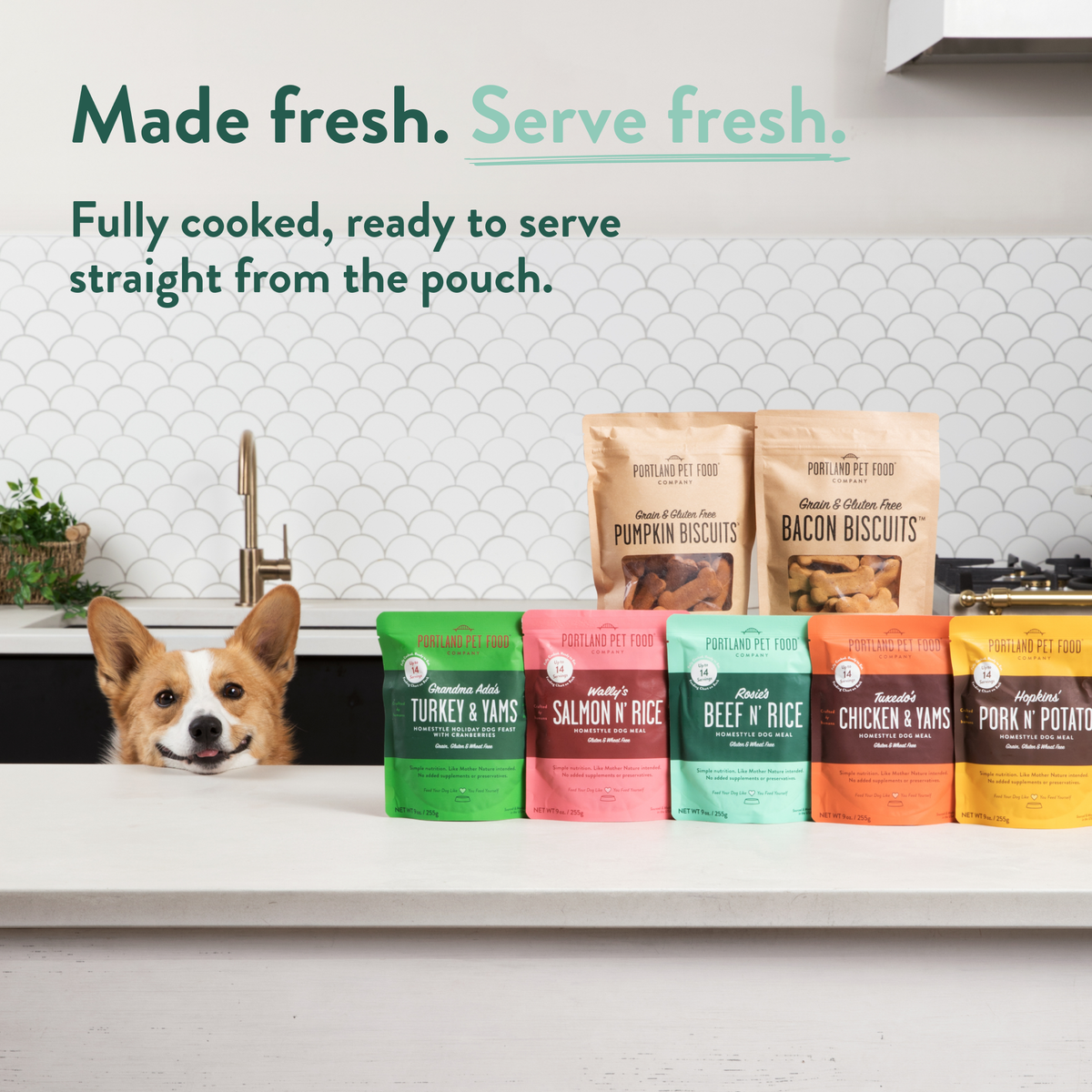 Rosie's Beef & Rice Human Grade Fresh Wet Dog Food Pouches – alternate view 9