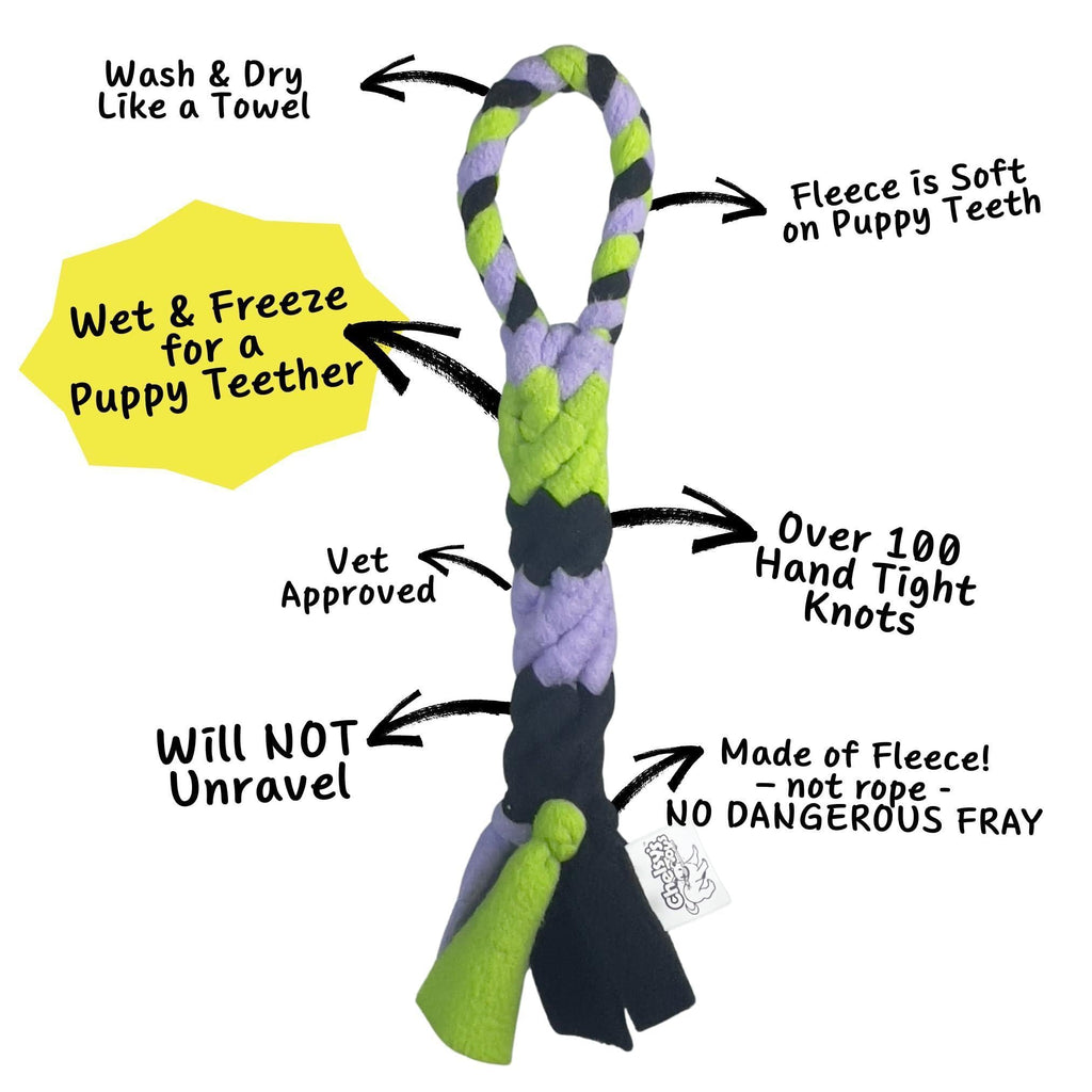 Interactive Fleece Tug Toy for Dogs Lavender – photo 2 of 9