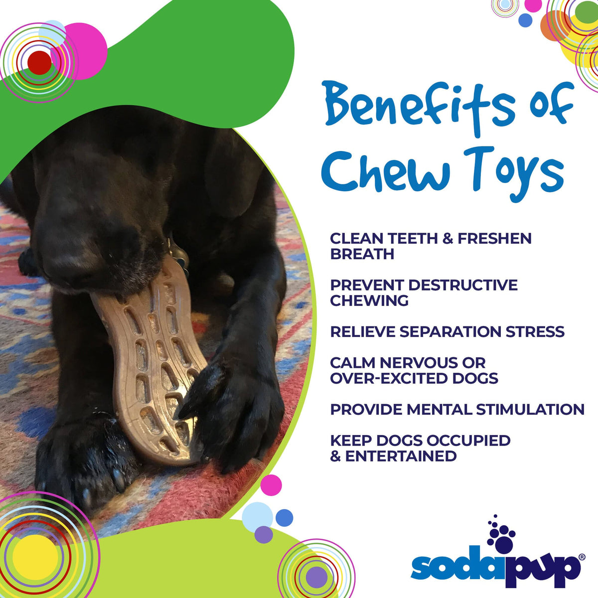 SodaPup Peanut brown nylon dog chew toy – photo 4 of 9
