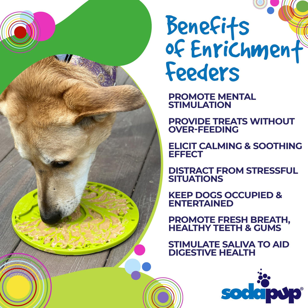 Tree of Life Enrichment Lick Mat – Suction Cups, USA Made – detail