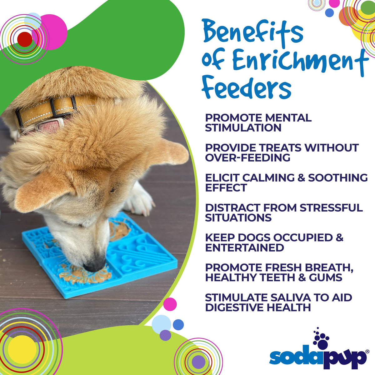 Sky Celestial Enrichment Lick Mat for Dogs & Cats – detail