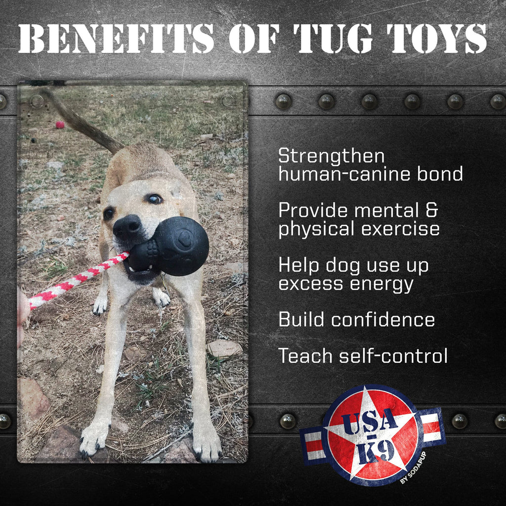 USA-K9 Magnum Skull black rubber chew toy for dogs – photo 3 of 8
