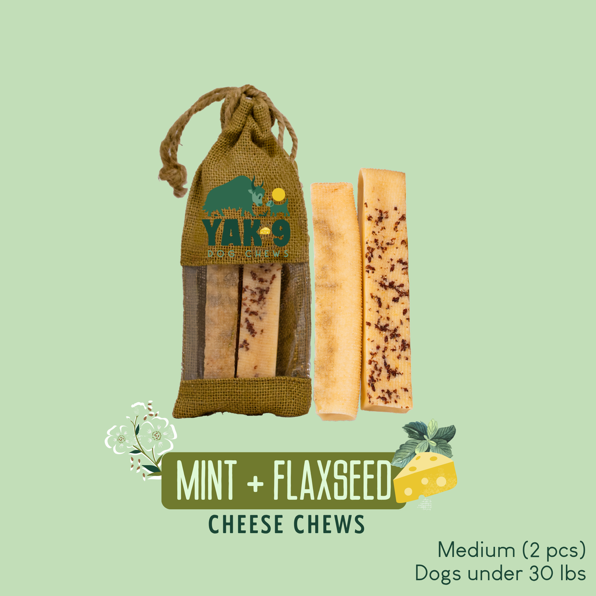 Flaxseed Yak Chews for Dogs – alternate view 12