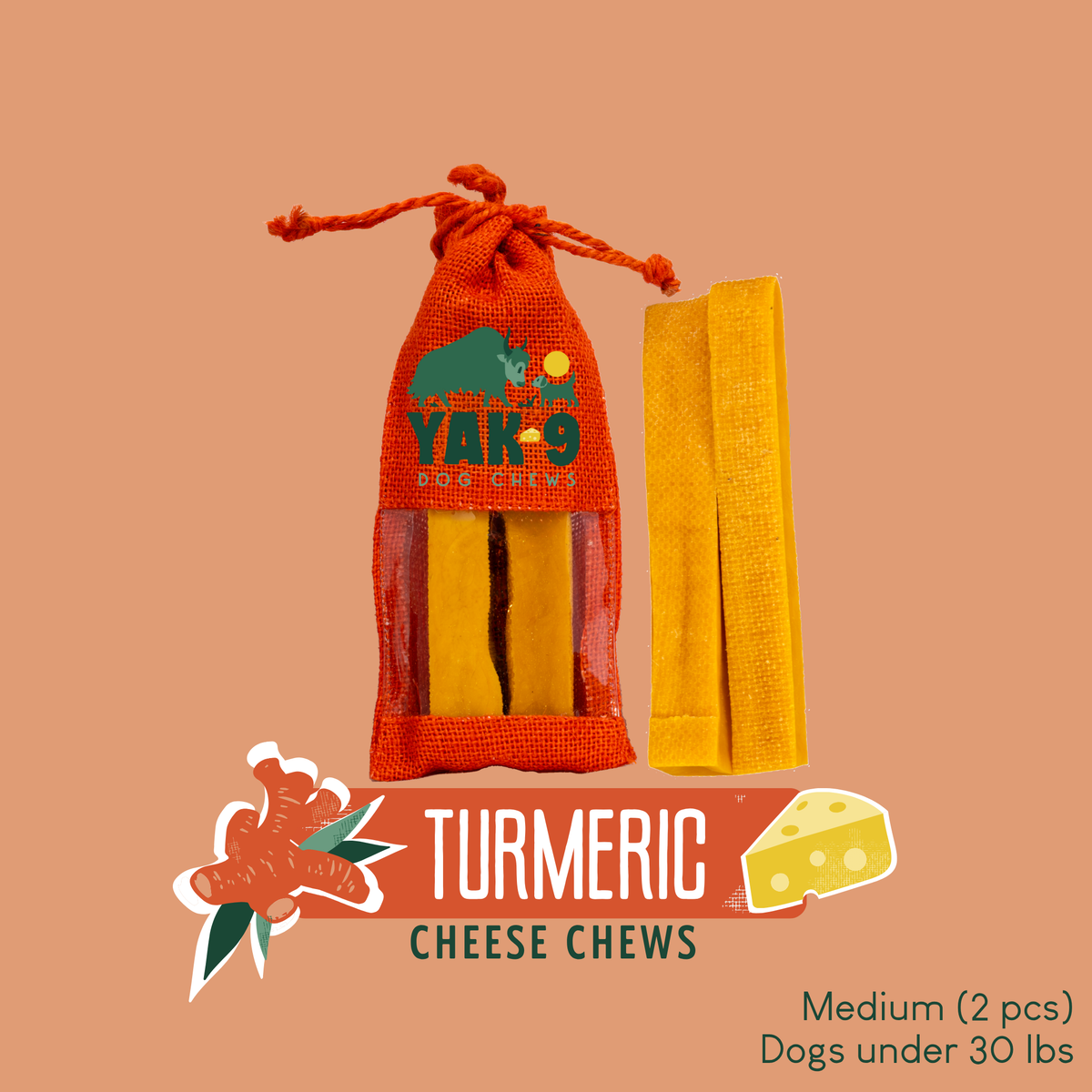 Turmeric Yak Milk Chews for Dogs – alternate view 9