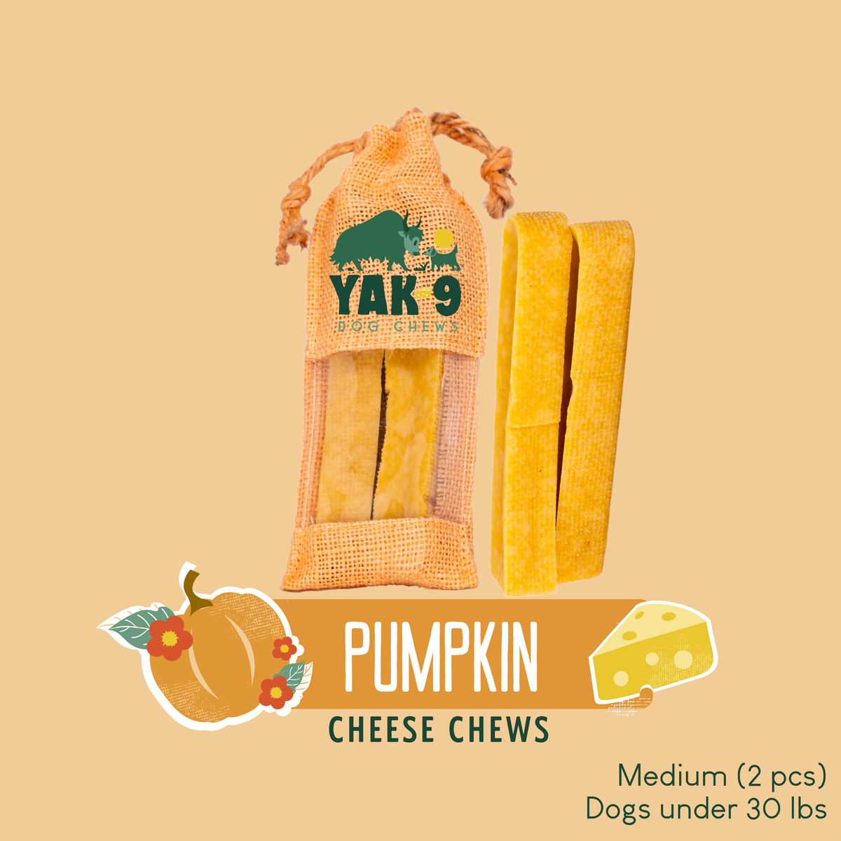 Pumpkin Yak Chews for Dogs – alternate view 18
