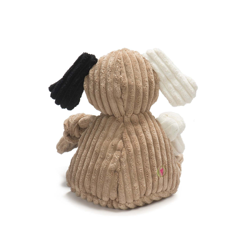Patches HuggleMutt Knottie Plush Dog Toy Large, detail view