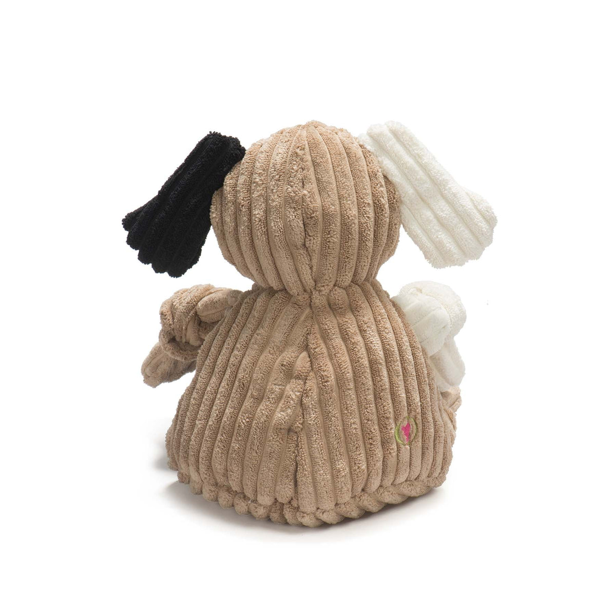 Patches HuggleMutt Knottie Plush Dog Toy Large, detail view