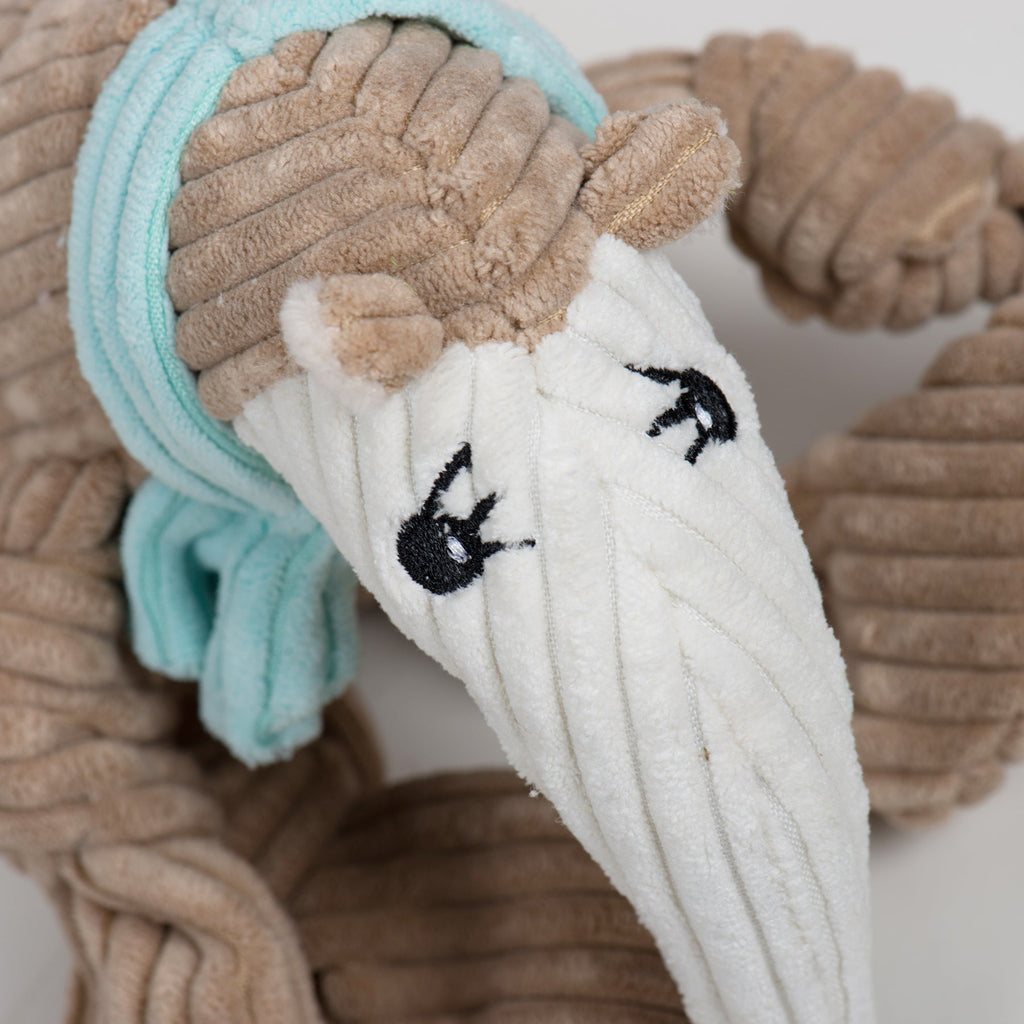 Nibblet Anteater Knottie Plush Dog Toy Large, side view