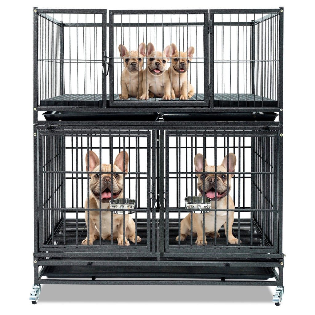 42 Inch Stackable Dog Crate – front view