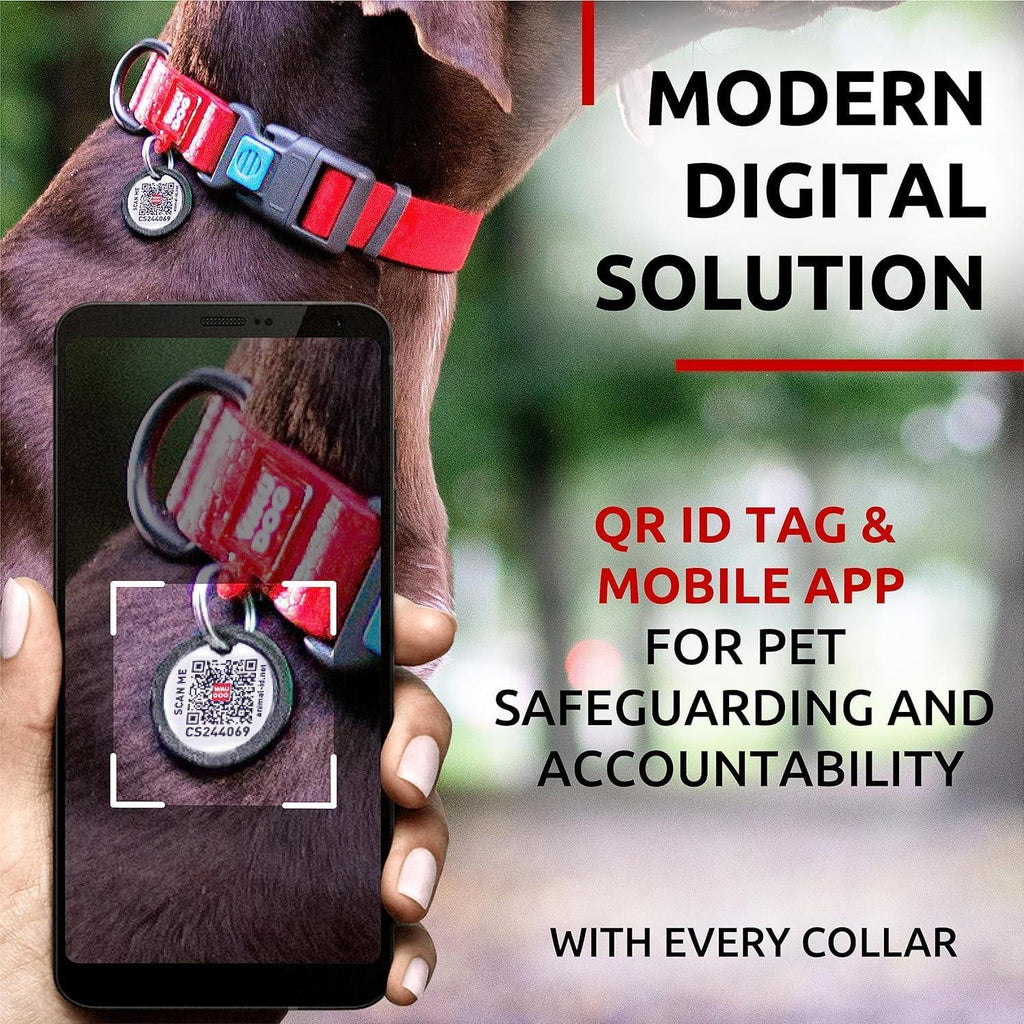 Waterproof Dog Collar Adjustable Red 17 to 28 Inch Neck – photo 6 of 6