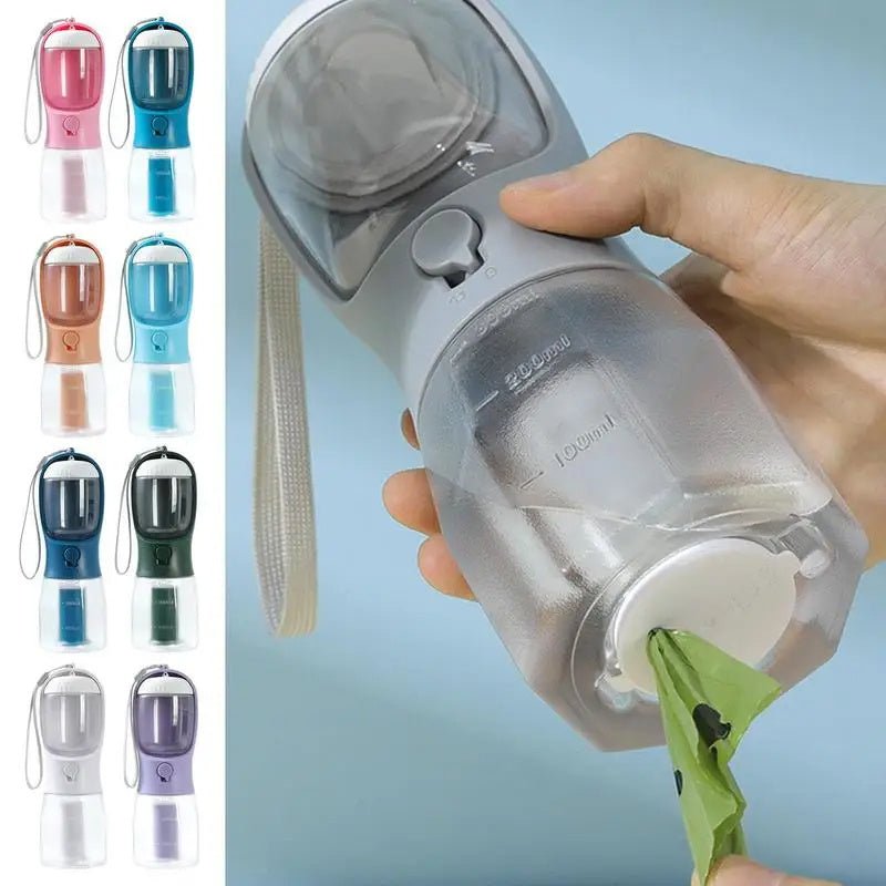 3-in-1 Portable Dog Water Cup – Drinking, Food & Waste Bag Dispenser – alternate view 8