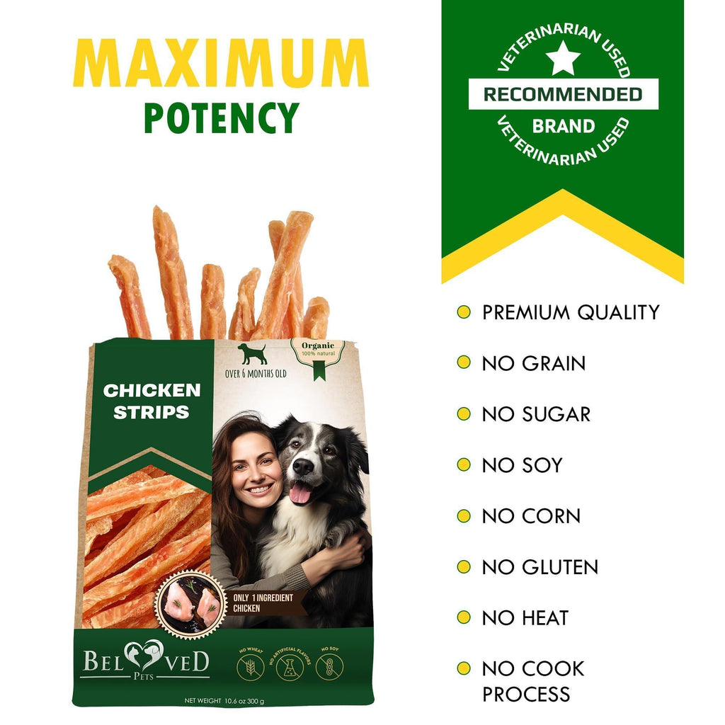 Chicken Strips Dog Treats Human-Grade Grain-Free 10.6 oz – photo 6 of 7