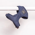 Runway Dog Harness – City Denim – front view