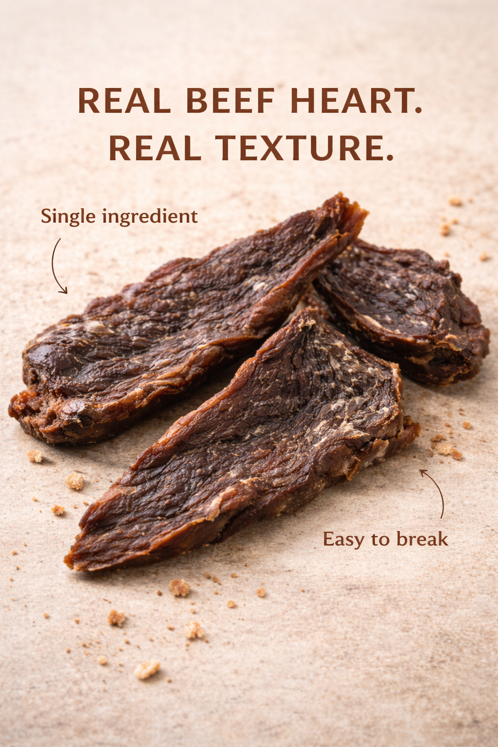 Beef Heart Protein-Rich Treat for Dogs & Cats – alternate view 4