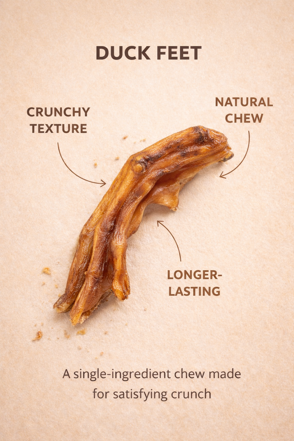 Duck Feet Natural Chew for Dogs – alternate view 4