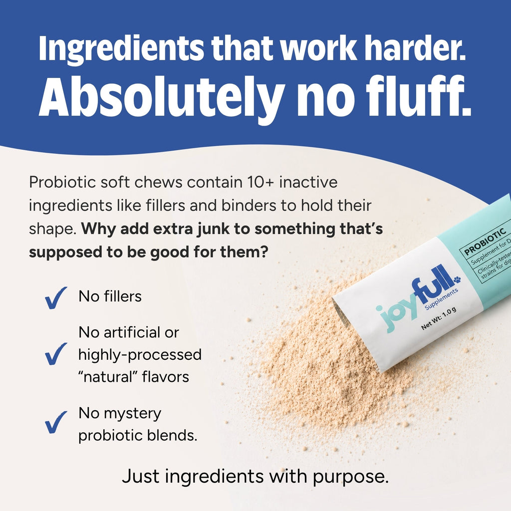 JoyFull probiotic supplement packets for dogs with beef bone broth – photo 4 of 6