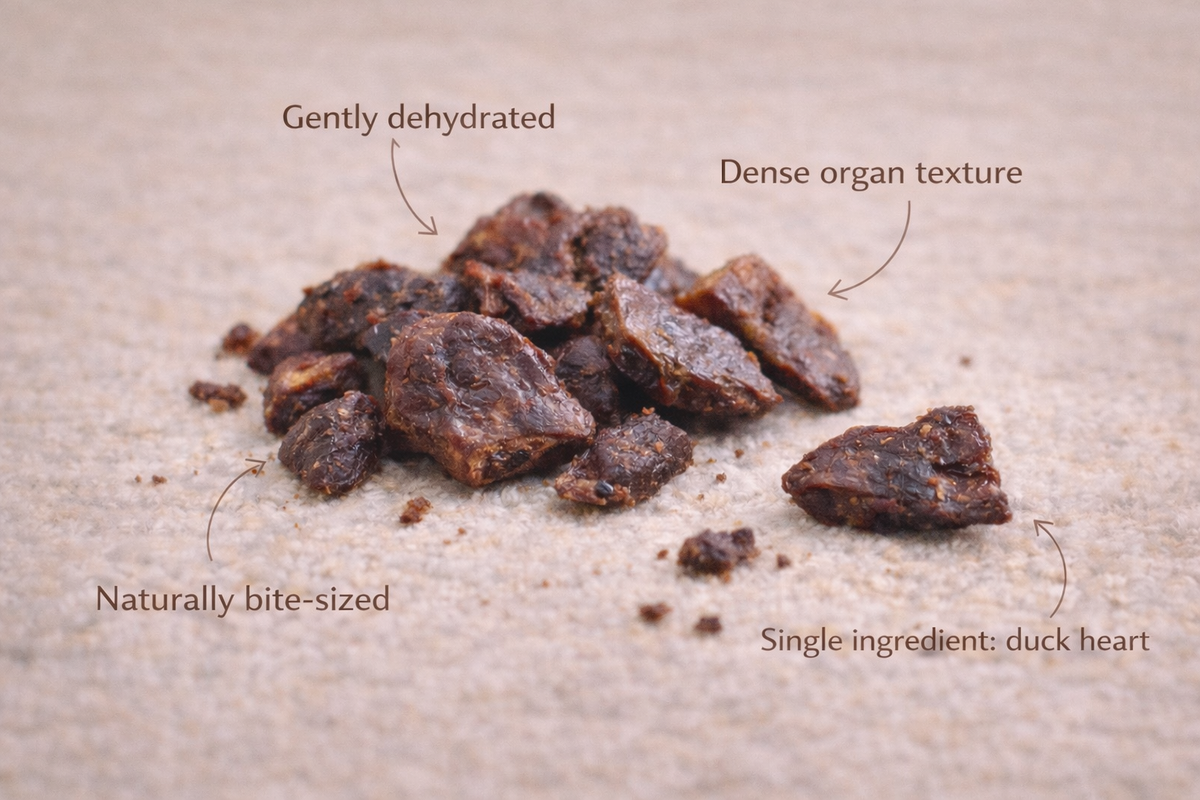 Duck Heart Protein-Rich Treat for Dogs & Cats – alternate view 4