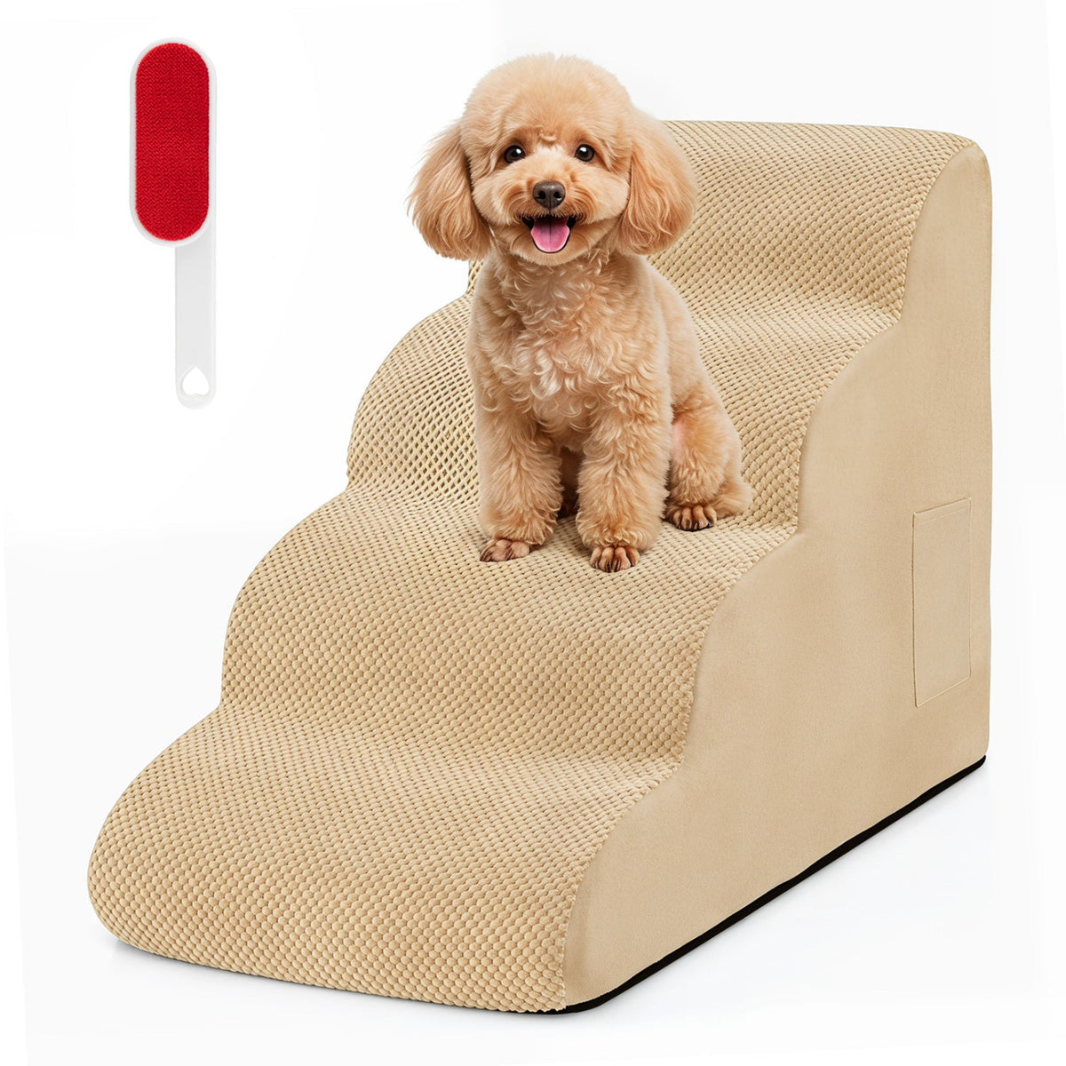 4-Tier Foam Dog Steps with Non-Slip Surface – photo 4 of 9