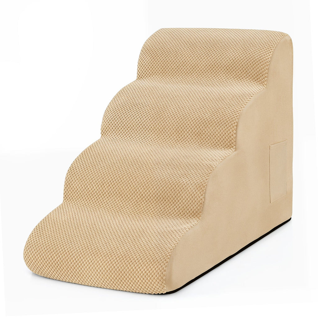 4-Tier Foam Dog Steps with Non-Slip Surface – photo 5 of 9