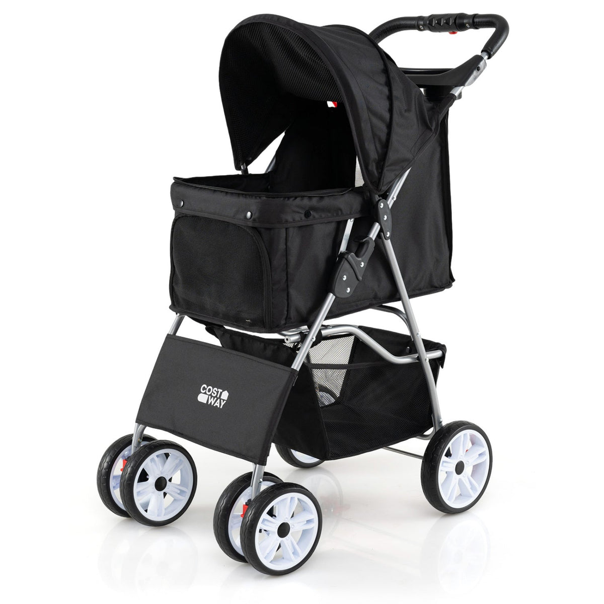 4-Wheel Pet Stroller for Small Dogs up to 33 lbs – photo 1 of 2