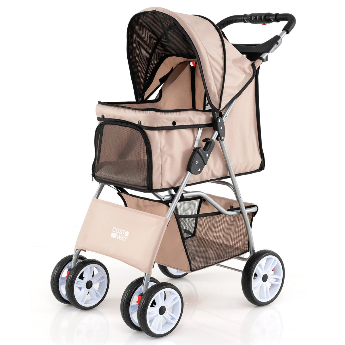 4-Wheel Pet Stroller for Small Dogs up to 33 lbs – photo 2 of 2