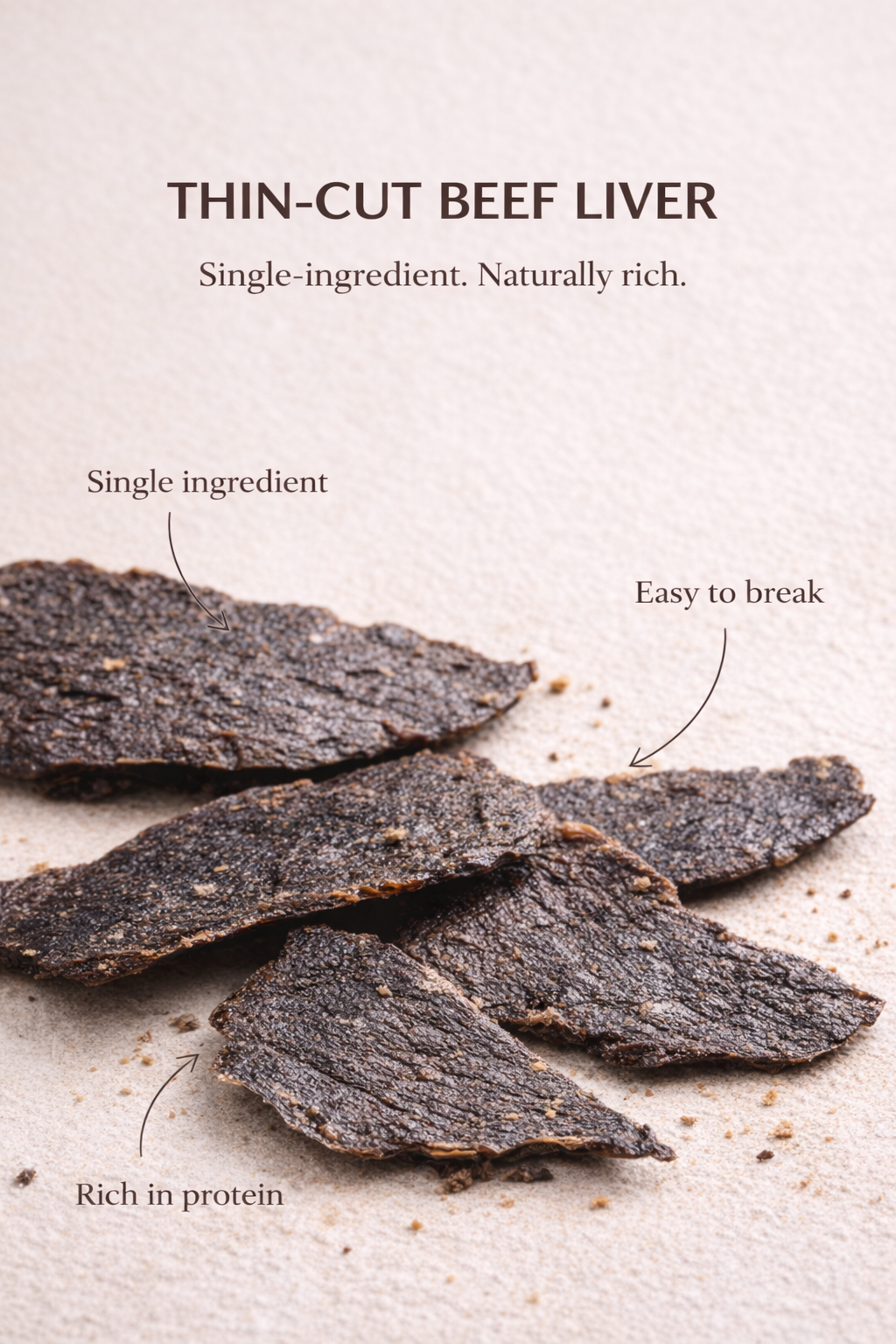 Beef Liver Nutrient-Rich Treat for Dogs & Cats – alternate view 4