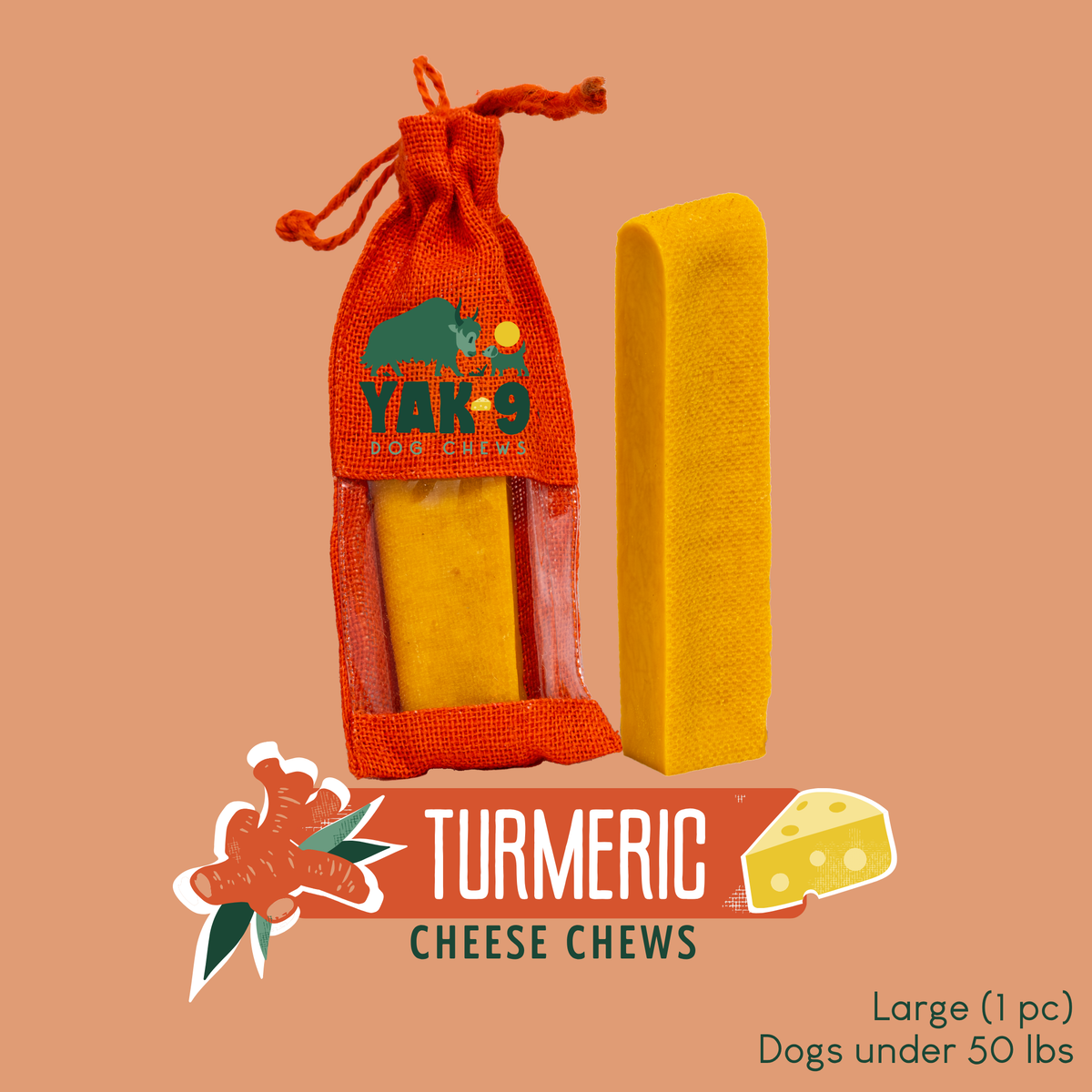 Turmeric Yak Milk Chews for Dogs – alternate view 20