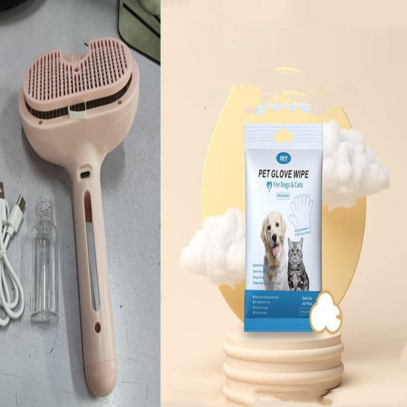 Self-Cleaning Pet Dematting Comb – Hair Remover Brush – alternate view 4