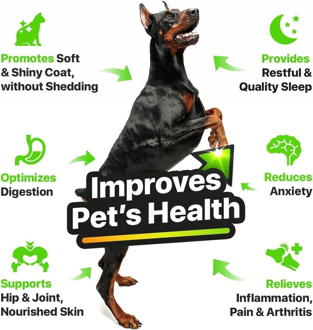 Hemp and Salmon Oil for Dogs Omega 3-6-9 1 fl oz – photo 2 of 9