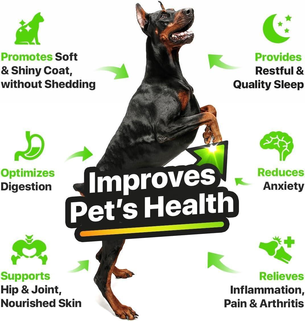 Hemp and Salmon Oil for Dogs Omega 3-6-9 1 fl oz – photo 2 of 9