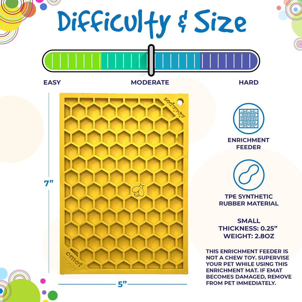 Honeycomb Enrichment Lick Mat for Dogs & Cats – Anxiety Relief – alternate view 9