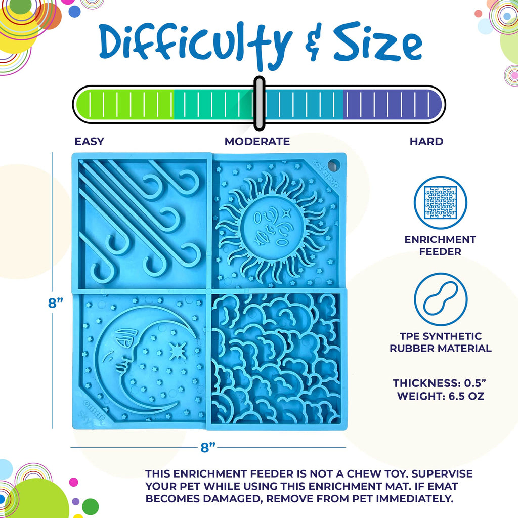 Sky Celestial Enrichment Lick Mat for Dogs & Cats – alternate view 6