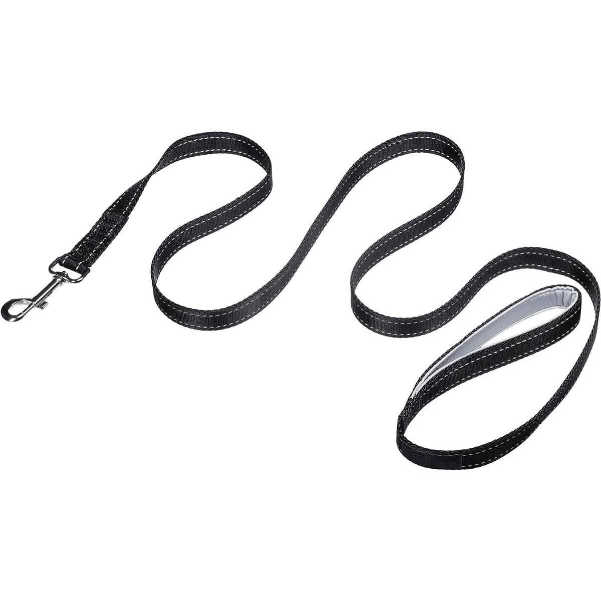 5 Foot Padded Single Handle Dog Leash Black – photo 2 of 5