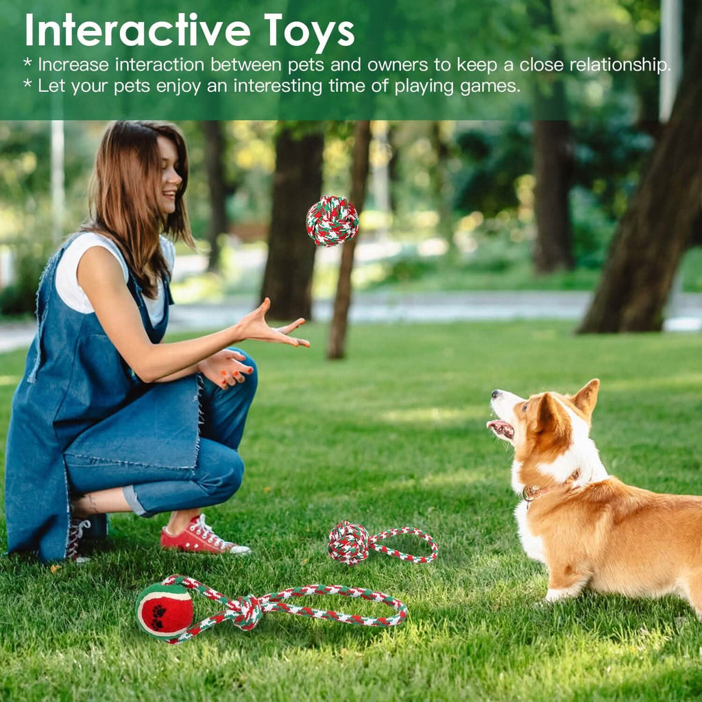 Christmas Dog Rope Chew Toys 5 Pieces – photo 7 of 12
