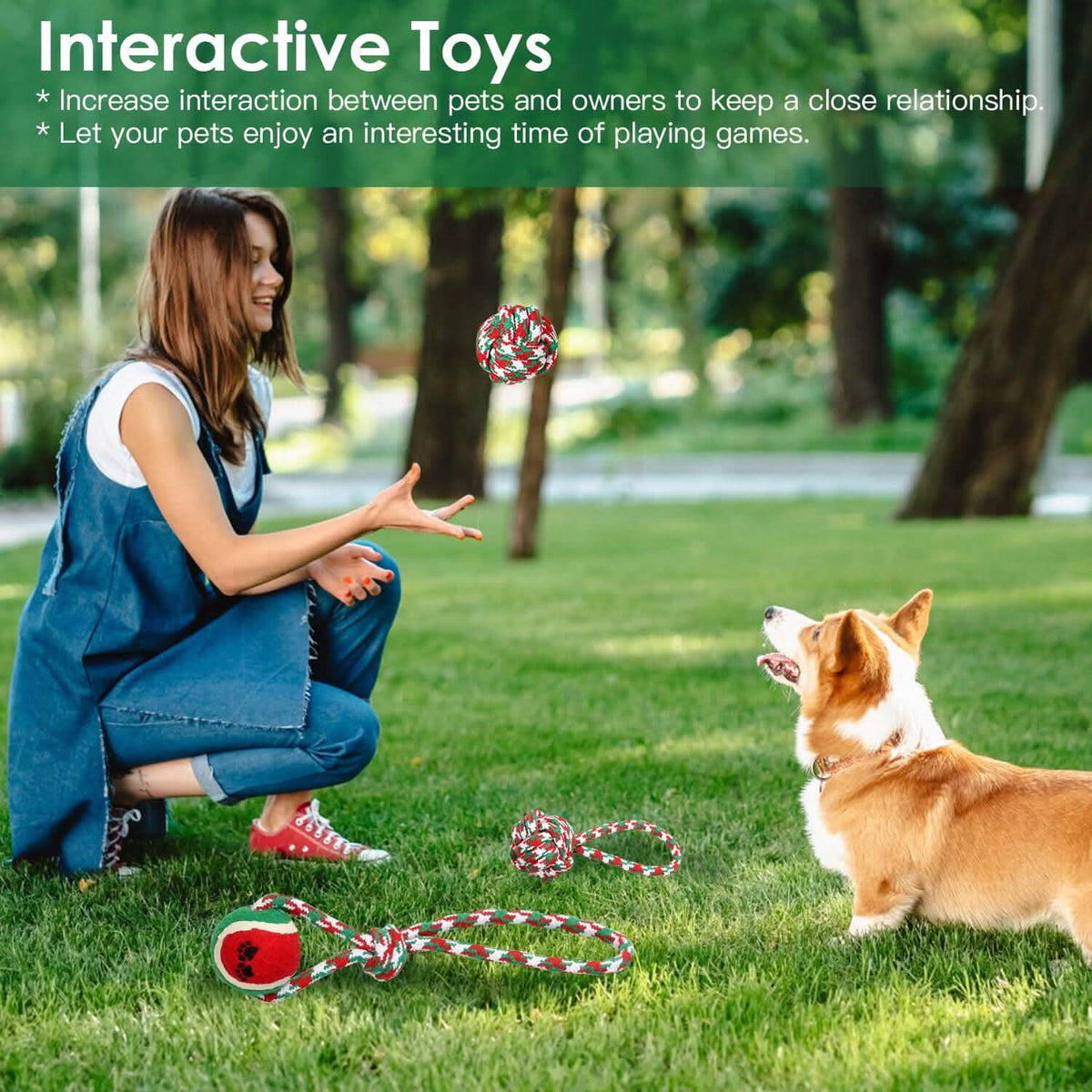 Christmas Dog Rope Chew Toys 5 Pieces – photo 7 of 12