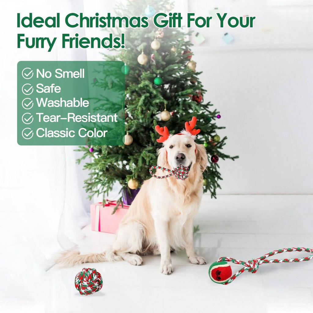 Christmas Dog Rope Chew Toys 5 Pieces – photo 8 of 12