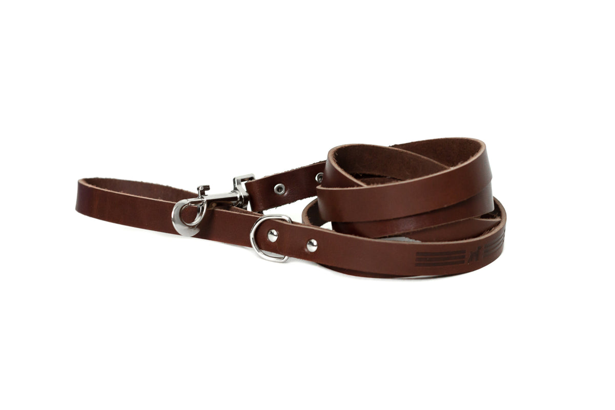 Modern Style Leather Dog Leash – alternate view 2