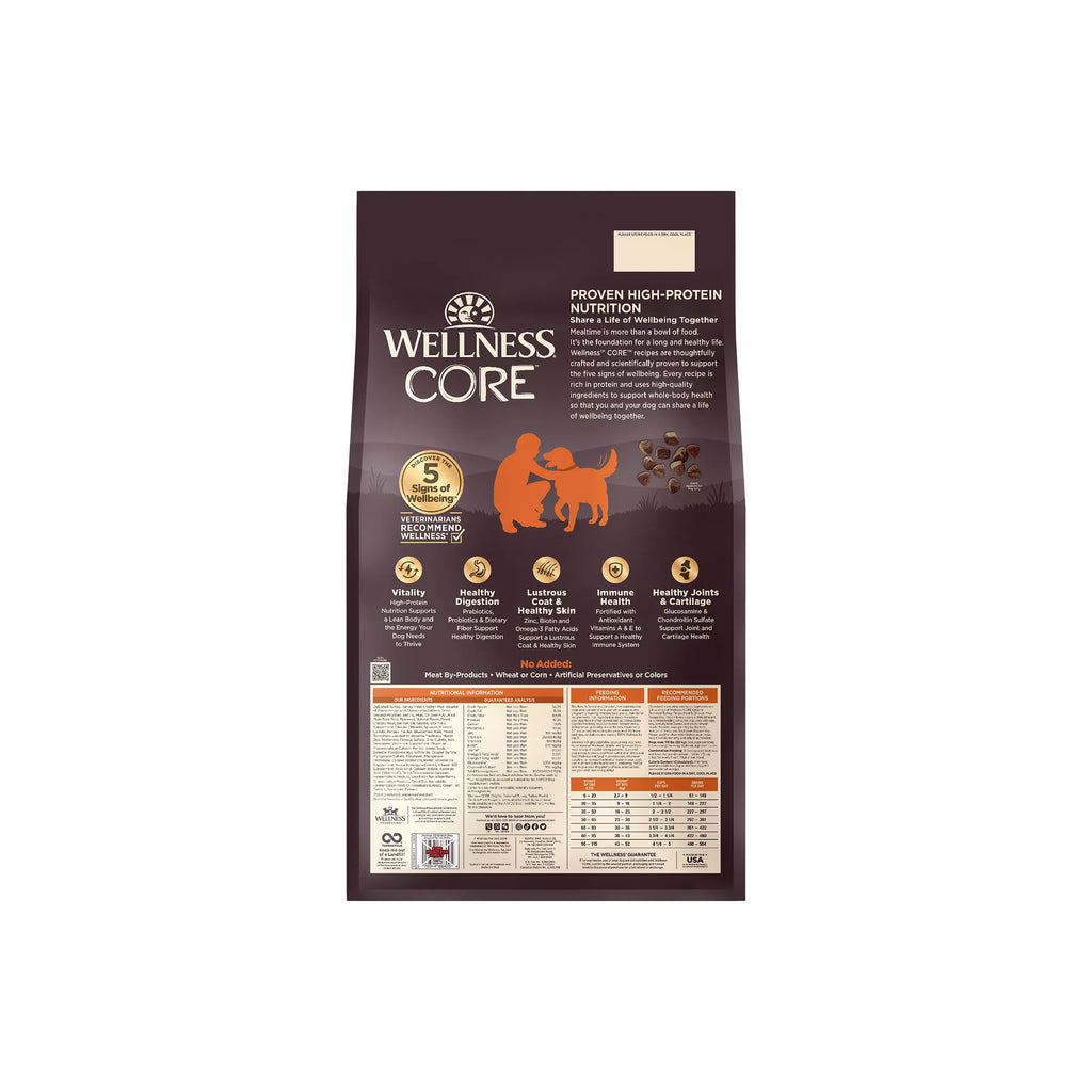 Wellness Core Adult Grain Free Original Turkey and Chicken Dog Food – alternate view 2