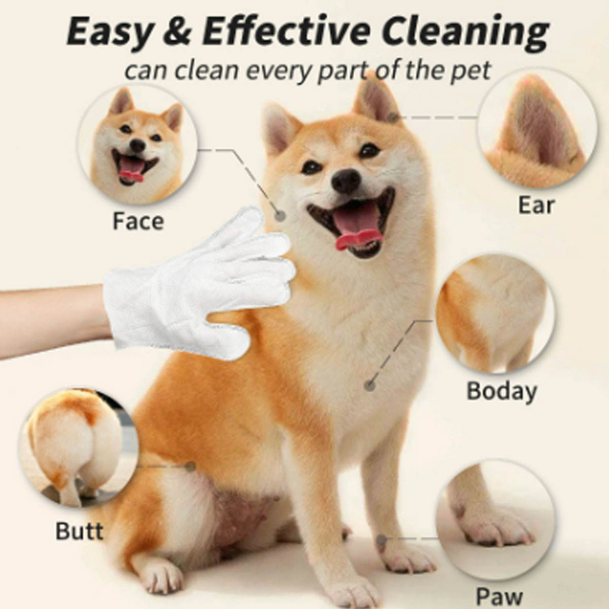 Pet Ear Cleaning Finger Cots Non-Woven – photo 5 of 5