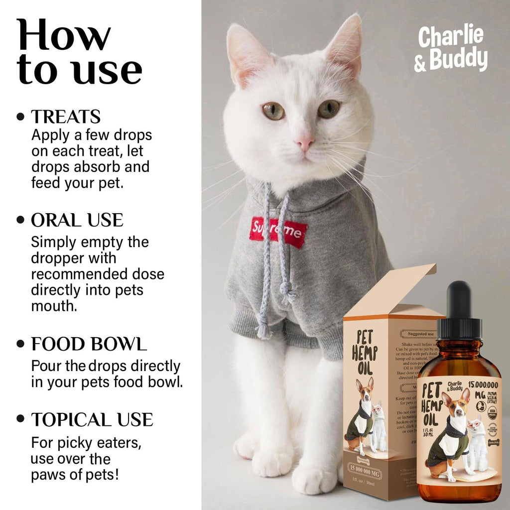 Hemp Oil for Dogs and Cats Omega 3-6-9 Vitamin E – photo 8 of 8