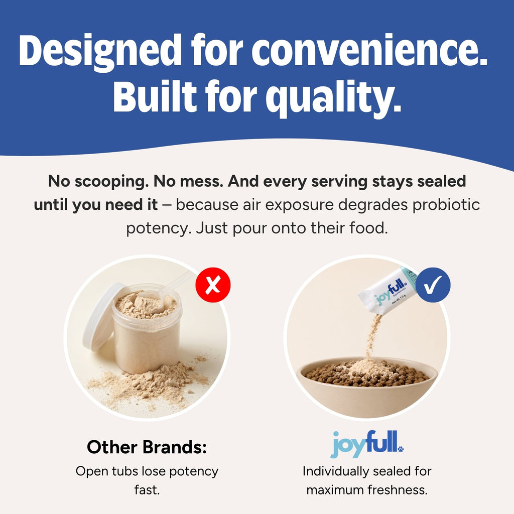 JoyFull probiotic supplement packets for dogs with beef bone broth – photo 5 of 6