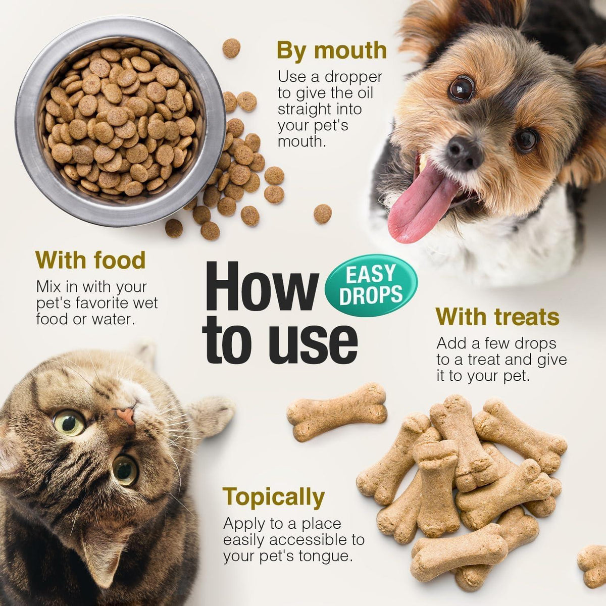 Hemp Oil for Dogs & Cats – Calming Support, 2 Pack – alternate view 6