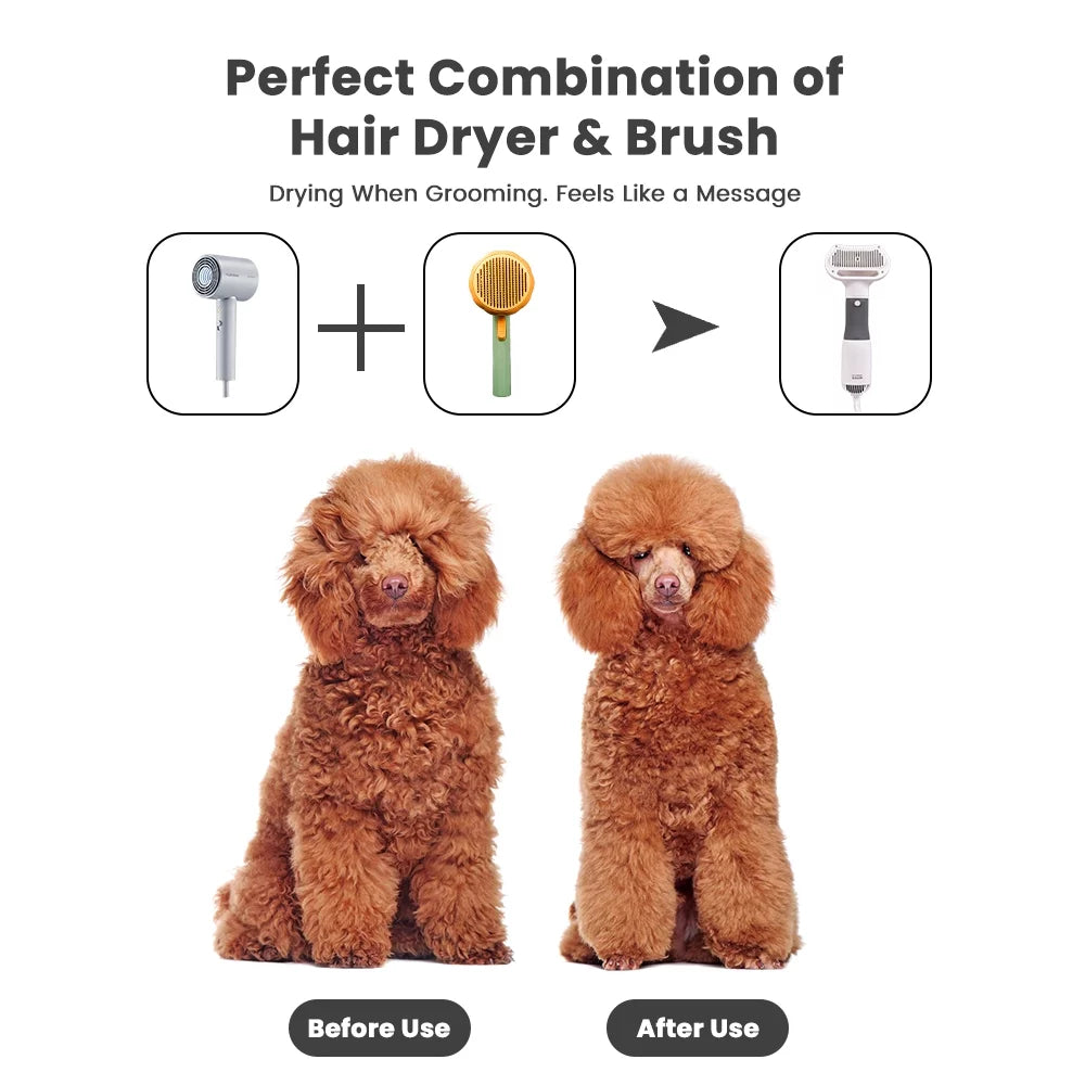 Pet Grooming Dryer for Small Dog and Cat, back view