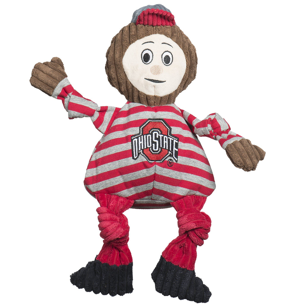 Ncaa Ohio State University Brutus the Buckeye Knottie Plush Dog Toy
